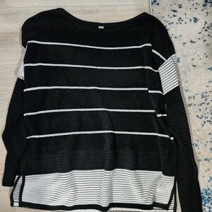 St. John Black-Striped, Blue And Green, Blue, And Orange Sweaters